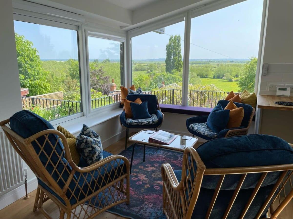Villa Stunning Hillside House à Langport Extérieur photo